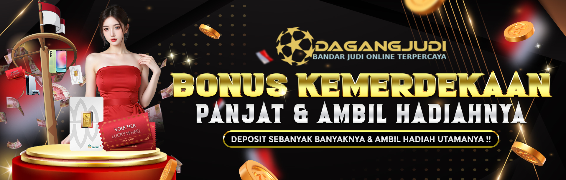 BONUS KEMERDEKAAN BERSAMA DAGANGJUDI