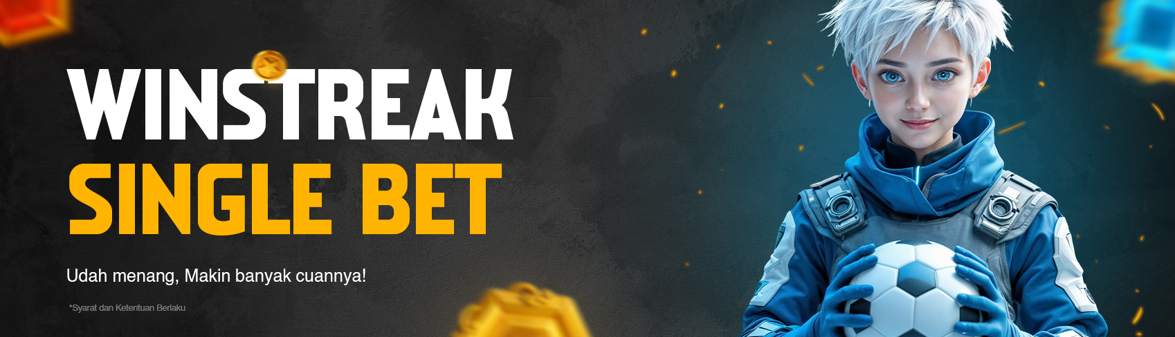 WINSTREAK SINGLE BET PENUH CUAN