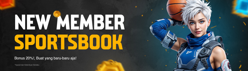 BONUS DEPOSIT NEW MEMBER SPORTSBOOK 20%